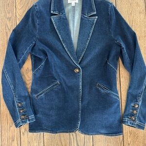 Evereve Denim Blazer size S